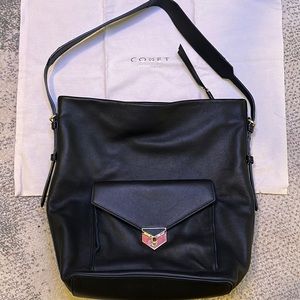 Leather Covet Bucket Bag/Purse